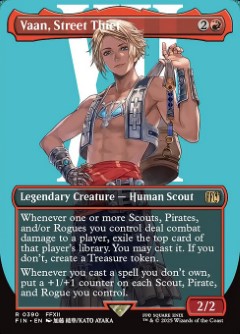 Vaan, Street Thief Final Fantasy Character Card